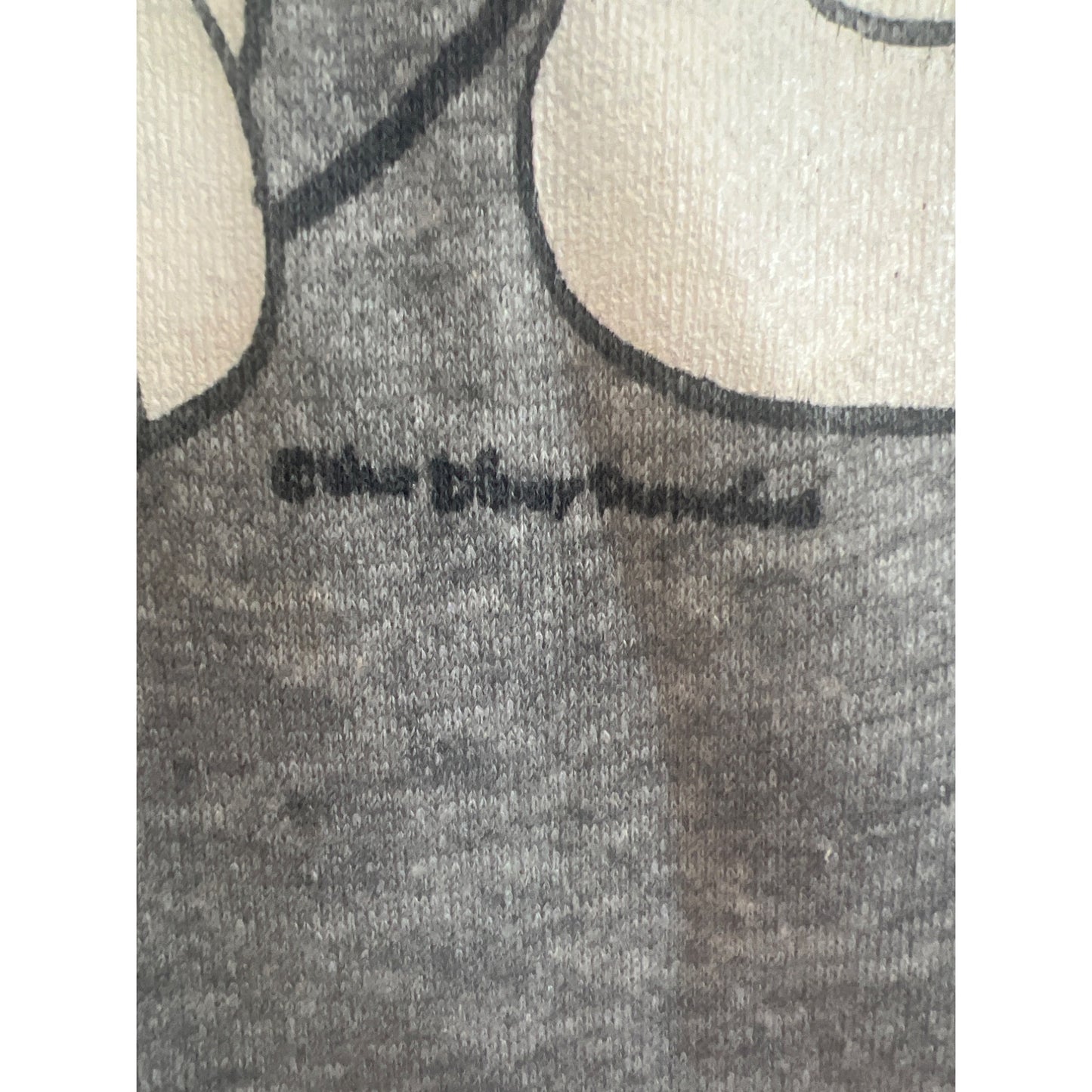 Vintage Mickey Mouse Sweatshirt 1970s Gray Large USA Disney