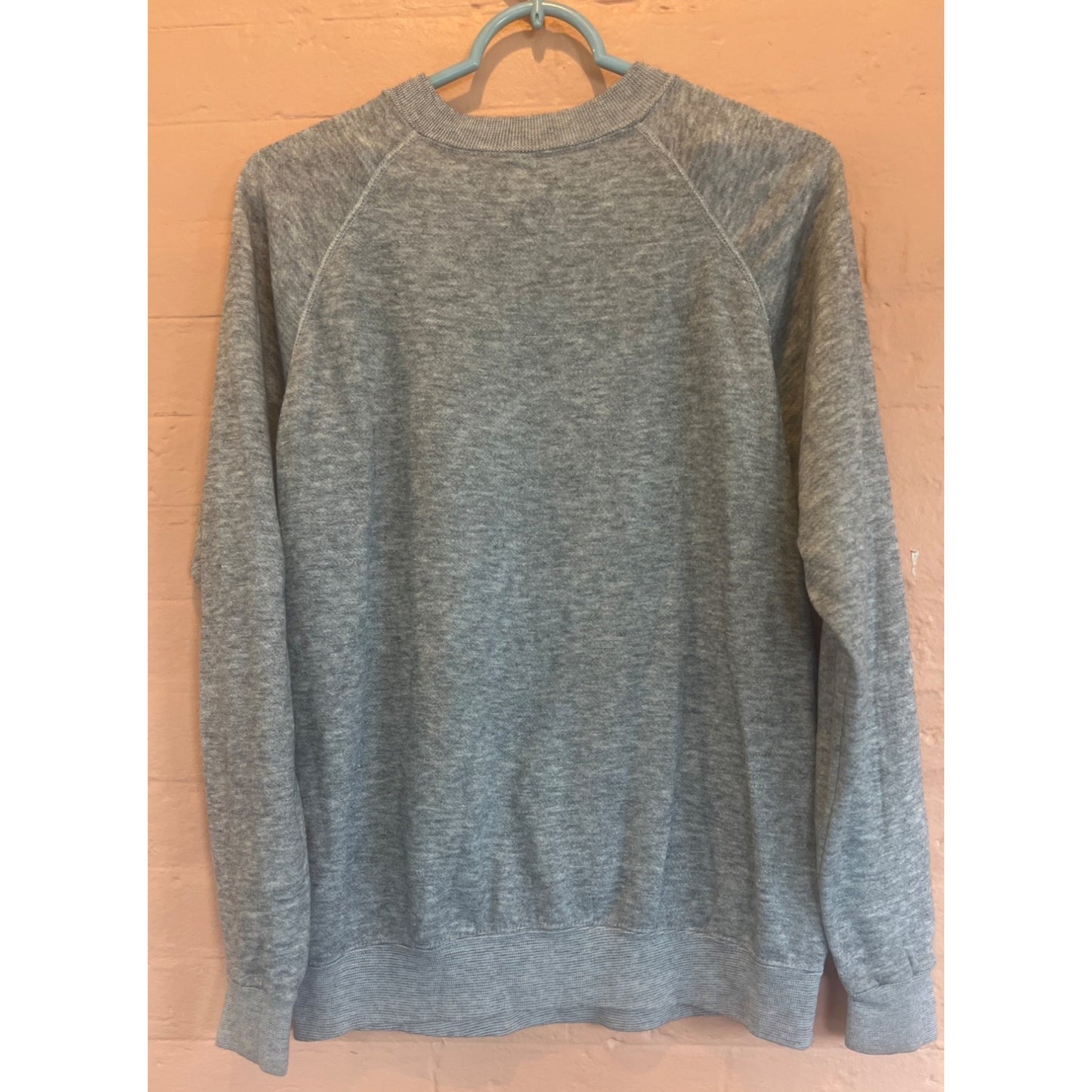 Vintage Mickey Mouse Sweatshirt 1970s Gray Large USA Disney