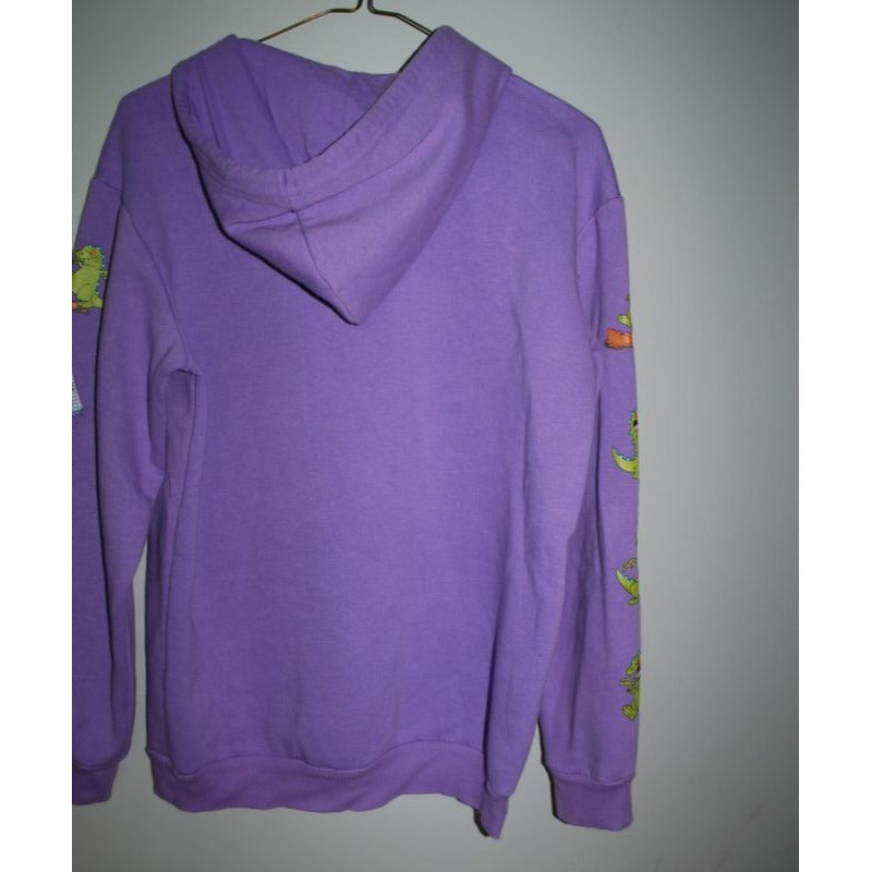 Rugrats Hoodie Nickelodeon Hooded Sweatshirt Tan Medium