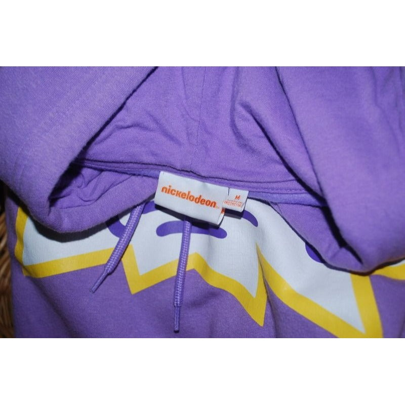 Rugrats Hoodie Nickelodeon Hooded Sweatshirt Tan Medium