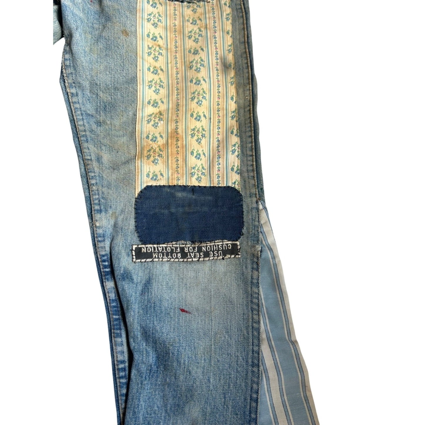 Vintage 1970 LEVIS Levi Hippie Jeans Patched authentically distressed