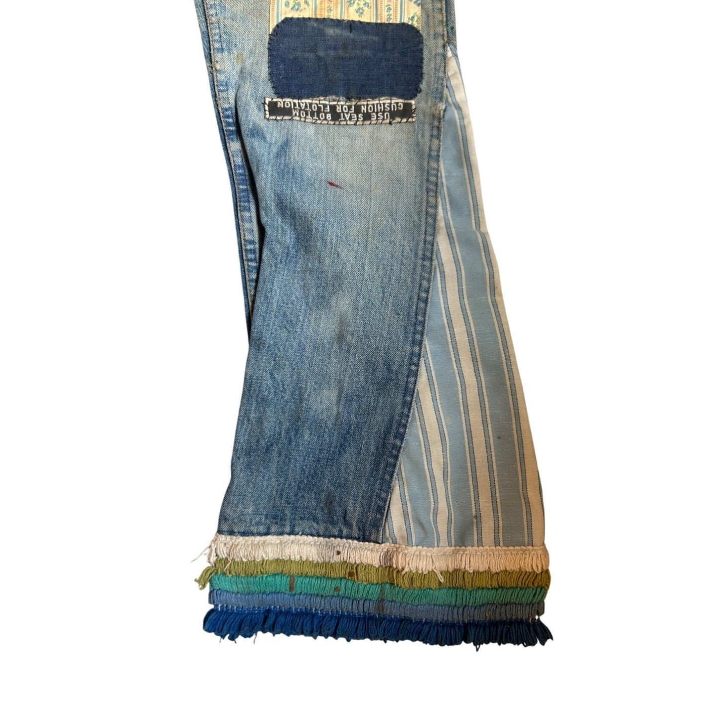 Vintage 1970 LEVIS Levi Hippie Jeans Patched authentically distressed