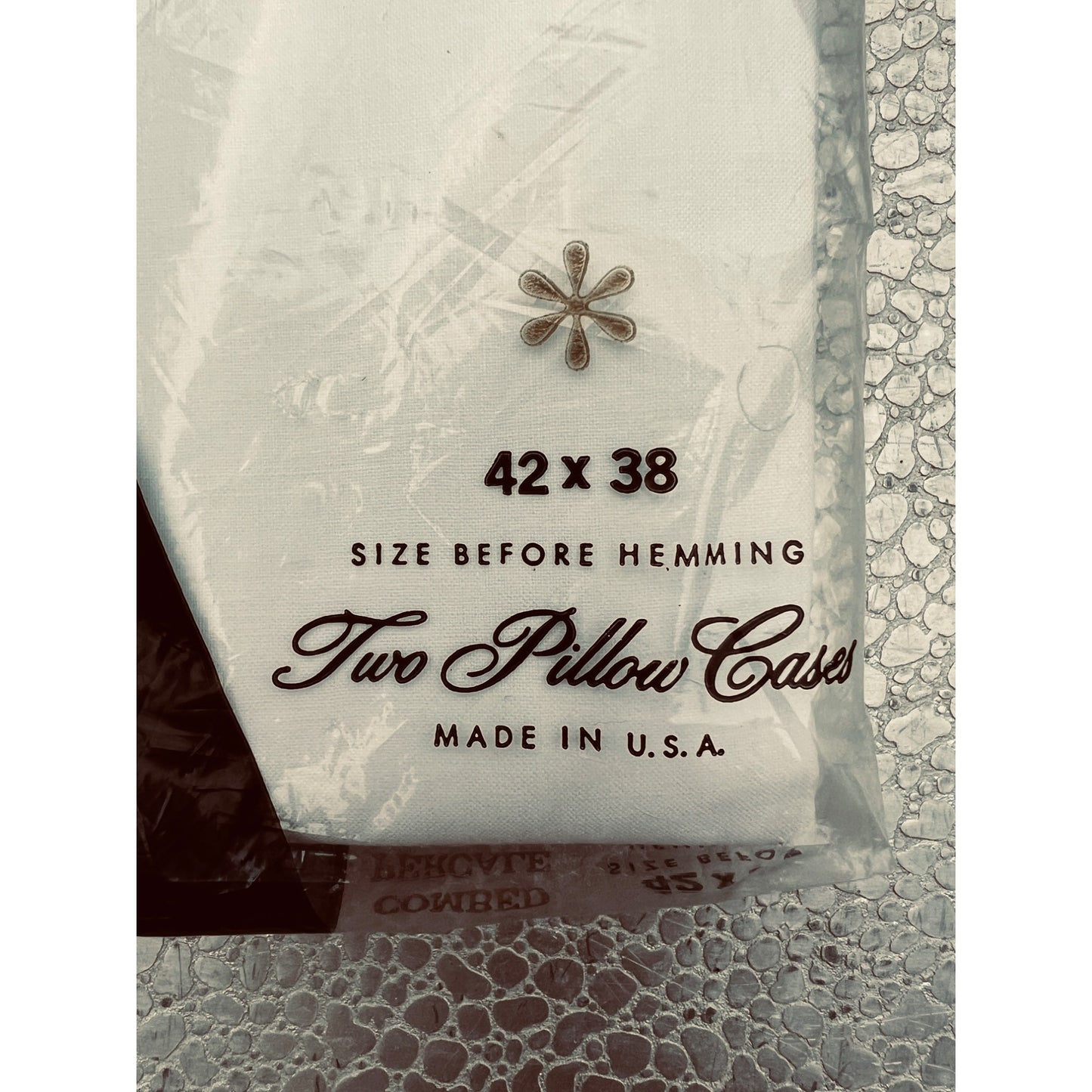 Vintage Springmaid Pillowcases Combed Percale 100% Cotton White NEW OLD Stock