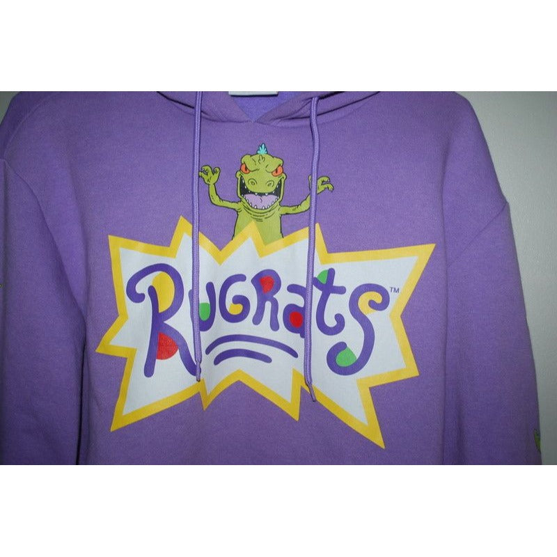 Rugrats Hoodie Nickelodeon Hooded Sweatshirt Tan Medium